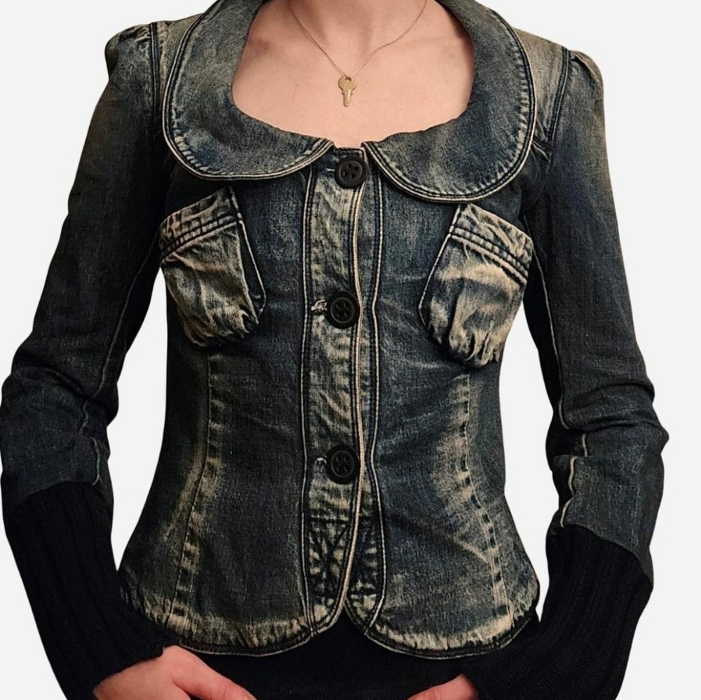 Killah 2000s style denim jacket